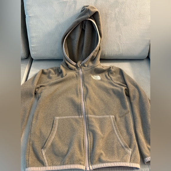 THE NORTH FACE • Kids' Lightweight Fleece Zip-Up Hoodie Jacket • Size 6 - Picture 4 of 5